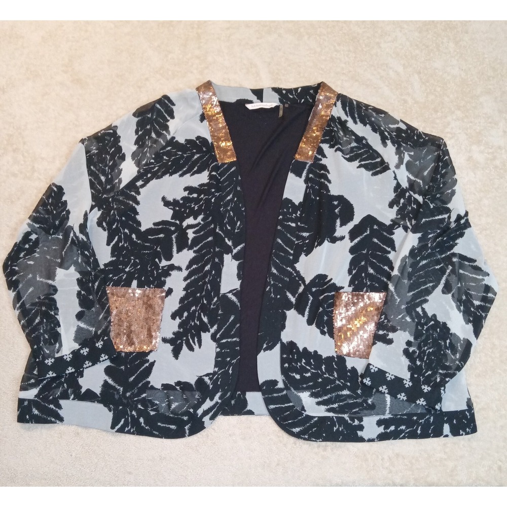 Soft‎ Surroundings Sheer Long Sleeve Open Cardigan Size 1X